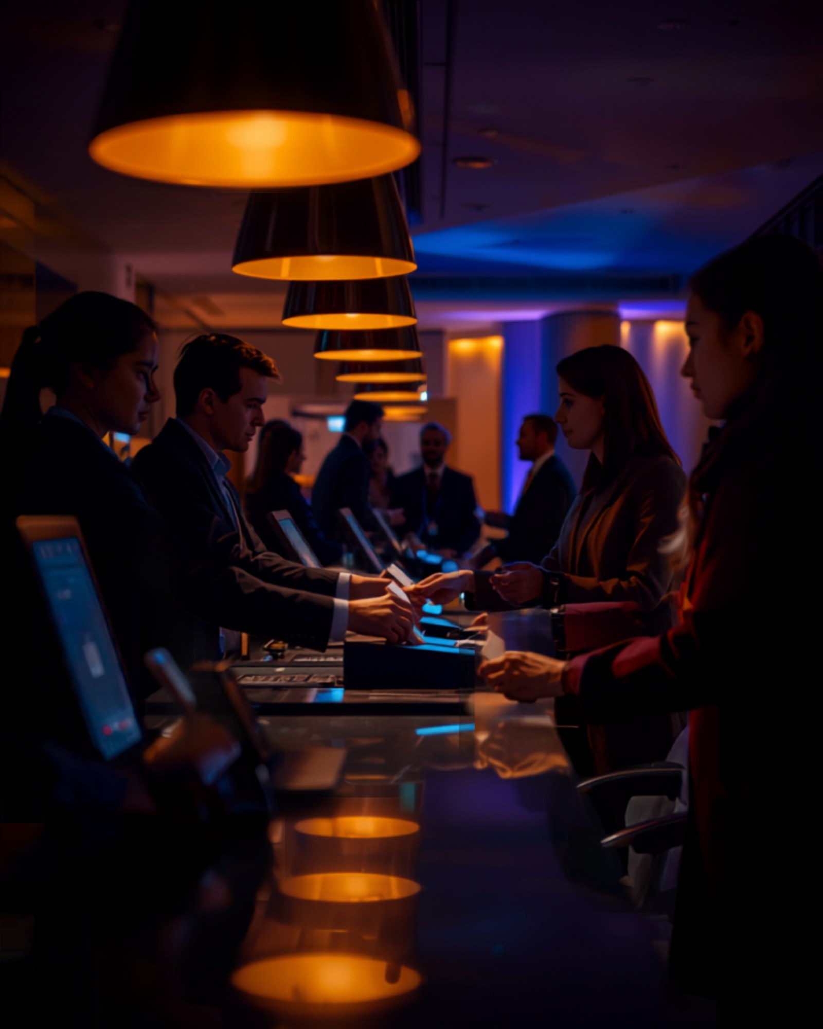 On-site check-in